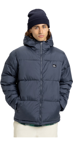 2025 Quiksilver Mens Cold Days Puffer Jacket EQYJK04173 - India Ink